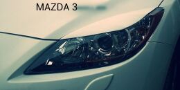 Реснички на фары для Mazda 3 2008-2013
