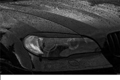 Реснички на фары для BMW X5 E70 2007 - 2013 УЗКИЕ