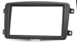 Переходная рамка для установки автомагнитолы CARAV 11-459: 2 DIN / 173 x 98 mm / 178 x 102 mm / MERCEDES-BENZ C-klasse (W203) 2000-2004; CLK-klasse (W209) 2002-2006; G-klasse (W463) 1998-2006; Viano (W639) 2003-2006; Vito (W639) 2003-2006