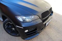 РЕСНИЧКИ НА ФАРЫ VAR №1 BMW X6 E71 (2008-2014) (ДЛЯ СТАНДАРТНЫХ ФАР, НЕ ПОДХОДЯТ НА LED ОПТИКУ)