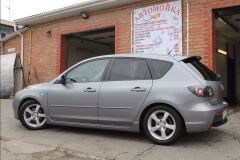Накладки на внешние пороги Mazda 3 BK 2003-2009 (sedan/hb)