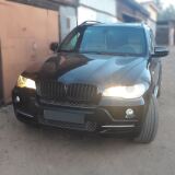 Реснички на фары для BMW X5 E70 2007 - 2013 УЗКИЕ