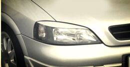 Реснички на фары для Opel Astra G 1998-2004