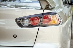 Накладки (реснички) на задние фонари Mitsubishi Lancer 10 2007-