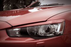 Реснички на фары для Mitsubishi Lancer 10 2007-2016