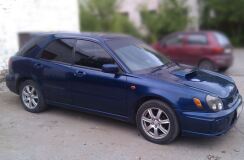 Реснички на фары для Subaru Impreza 2000-2002