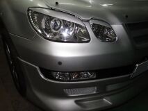 Реснички на фары для Mitsubishi Airtrek CU2W 2001-2002
