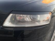 Реснички на фары для Audi A6 C6 2004-2008 (4F2, 4F5 - оптика без ДХО)