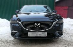 Реснички на фары для Mazda 6 2015-2018
