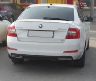 Имитация насадок глушителя для Skoda Octavia III A7 (2013-)