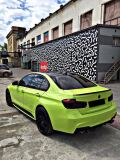 Диффузор заднего бампера для BMW 3-series 2011-2019 черный матовый