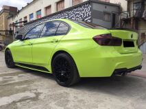 Диффузор заднего бампера для BMW 3-series 2011-2019 черный глянцевый