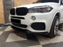 Сплиттер переднего бампера BMW X5 (F15) 2013-
