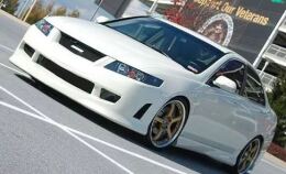 Бампер передний MUGEN STYLE (дорестайл) для Honda Accord 7 (VII) / Acura TSX (2002-2008)