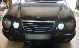 Накладки на фары (реснички) для Mercedes-Benz E-Class 210 1995-2002