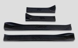 Накладки на пороги дверей (со скотчем) Nissan Almera Classic 2007-2012, (N16) 2003-2006 C3-6