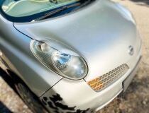 Реснички на фары для Nissan March K12 2002-