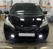 Реснички на фары HONDA FIT 2010-2013 рестайлинг (GP1, GE6, GE7, GE8, GE9)