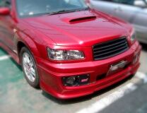 Реснички на фары для Subaru Forester SG5 ДОРЕСТАЙЛИНГ 02.2002 - 08.2005