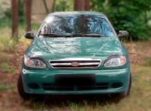 Реснички на фары для Chevrolet Lanos 2005-2009