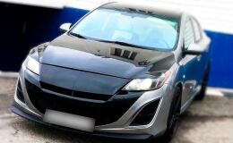 Реснички на фары для Mazda 3 2008-2013