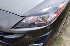 Реснички на фары для Mazda 3 2009-