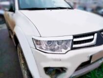 Реснички на фары для Mitsubishi Pajero Sport 2008-2017