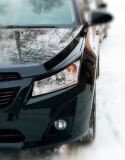 Накладки на передние фары (реснички) для Chevrolet CRUZE 1 (2009-2014) B1-3