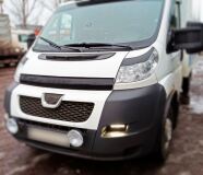 Накладки на передние фары (реснички) для Peugeot Boxer шасси 2006-2013, Boxer 2006-2013 (250 кузов)
