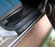 Накладки на внутренние пороги дверей (со скотчем) для Chevrolet Cruze I 2009-2014