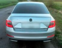 Накладки на задние фонари (реснички) Skoda Octavia A7 2014-2017 (III дорестайлинг) B3-2