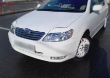 Реснички на фары для Toyota Corolla NZE 121 2000- (широкие)