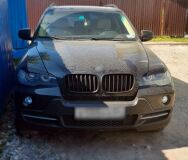 Реснички на фары для BMW X5 E70 2007 - 2013 ШИРОКИЕ