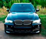 Реснички на фары для BMW X5 E70 2007 - 2013 ШИРОКИЕ
