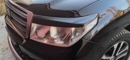 Накладки на передние фары (реснички) Toyota LC 200 2007-2011