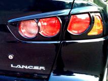 Накладки на задние фонари для Mitsubishi Lancer 10 (седан) 2007-2017 H3-6