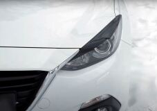 Реснички на фары для Mazda 3 седан 2013-2016 (III дорестайлинг)
