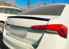Лип спойлер для Skoda Rapid 2012-2023 var. 1 G3-4