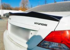 Лип-спойлер для Hyundai Solaris 2010-2014 M4-Style var. 2