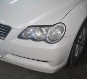 Реснички на фары для Toyota Mark X 2004-