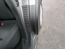 Накладки на внутренние части задних арок для Nissan Juke 2010-2014