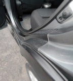 Накладки на внутренние части задних арок для Nissan Juke 2010-2014