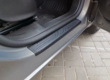 Накладки на порожки (со скотчем) для Opel Meriva B 2010-2014