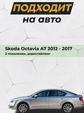 Лип спойлер для Skoda Octavia A7 III 2012-2017