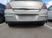 Диффузор на задний бампер для Opel Astra (H) 2004-2007