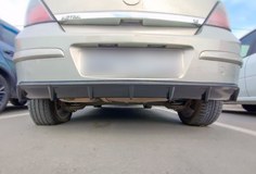 Диффузор на задний бампер для Opel Astra (H) 2004-2007