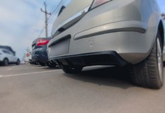 Диффузор на задний бампер для Opel Astra (H) 2004-2007