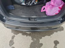 Накладка на задний бампер (со скотчем) для Mazda CX-5 2016-2026 D4-1