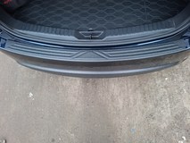 Накладка на задний бампер (со скотчем) для Mazda CX-5 2016-2026 D4-1