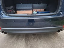 Накладка на задний бампер (со скотчем) для Mazda CX-5 2016-2026 D4-1
